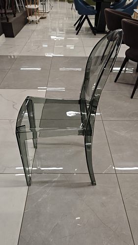 Пластиковый стул Victoria clear gray из шоурума 2